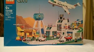 LEGO City Airport 10159 timelapse review [upl. by Nryhtak]