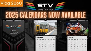 Sydney Trains Vlog 2260 2025 Calendars Now Available [upl. by Anyat]