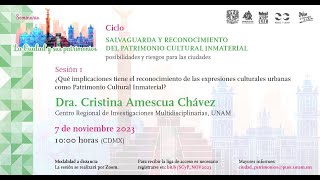 Reconocimiento de las expresiones culturales urbanas como Patrimonio Cultural Inmaterial [upl. by Darej]