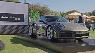 New Porsche 911 Turbo 50 Years Unveiled at the Quail [upl. by Anigriv]