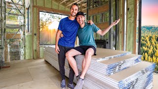 INSIDE our Shipping Container Home in the Woodslets get building [upl. by Hauck480]