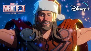 Marvel Studios What If  Season 2 l Holiday Wordplay l Disney [upl. by Notseh562]