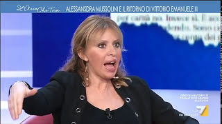 Alessandra Mussolini Nonno tornò a pezzi in una cassetta Vittorio Emanuele III in una baraquot [upl. by Emory]