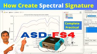 How to Save FieldSpec Spectroradiometer Signatures Using RS3 Software  Hyperspectral Data Guide [upl. by Alyac]