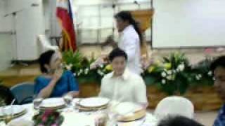 Renato Corona  Alvin Olalia singing building blessing [upl. by Yendyc]