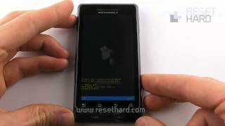 Hard Reset Motorola Milestone 2 HowTo [upl. by Deenya]