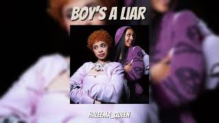 BOY’S A LIAR  SPED UP  HaleemaQueen [upl. by Euseibbob]