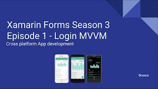 Xamarin Tutorial Season 3 Episode 1 MVVM Login [upl. by Dahsar]