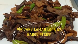 GINISANG LAMAN LOOB NG BABOY RECIPE PAKLAY HALANG2X PINOY RECIPE VLOG21 By Madiskarteng Mommy [upl. by Otrevogir625]