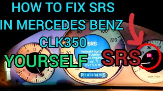 How to fix SRS On Mercedes Benz Clk350 DIY [upl. by Mayhew]