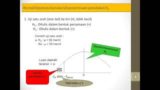 Probabilitas dan Statistika Pengantar Pengujian Hipotesis [upl. by Mikal]