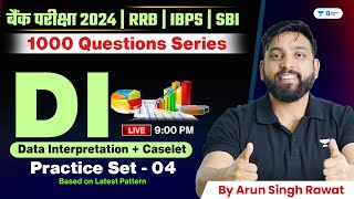 1000 Data Interpretation Series  Caselet DI  Practice Set  4  IBPS  SBI  RRB POCLERK 2024 [upl. by Amehsyt609]