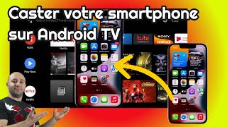 Caster votre smartphone ou tablette sur Android TV en Toute Facilité Google Home [upl. by Rubina362]