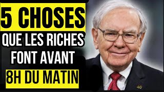 Comment Sortir de la PAUVRETÉ et Devenir RICHE avec ces 5 HABITUDES MATINALES des RICHES [upl. by Sofko]