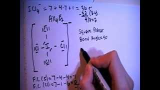Tetrachloroiodate Ion ICl4  Lewis Dot Structure [upl. by Imis900]