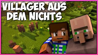 NEU Wie du Villager aus dem Nichts spawnen lässt  Minecraft 121 [upl. by Squier]