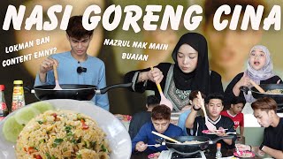 BREAKFAST NASI GORENG CINA🍛 SEMUA TAMBAH BANYAK KALI [upl. by Pendergast]