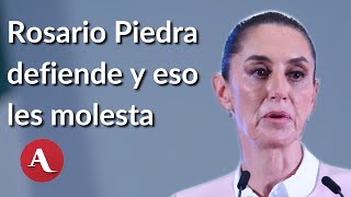 Sheinbaum defiende a Rosario Piedra y niega que AMLO haya dictado su reelección [upl. by Cortie]