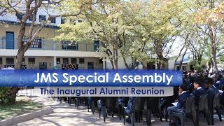 JMS Special Assembly for the Inaugural Alumni Reunion12082016 [upl. by Ennasil]