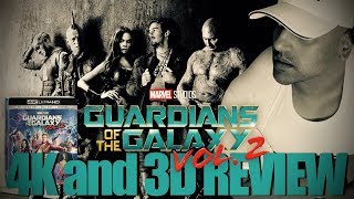 Guardians of the Galaxy Vol 2 4K and 3D Bluray Review [upl. by Bellaude]