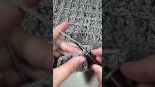 Waffle Stitch Crochet Tutorial crochet [upl. by Amora]