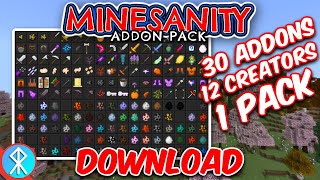 MINESANITY Addon Pack BedrockMCPEXbox Minecraft [upl. by Dorthea]