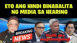 ETO ANG HINDI BINABALITA NG MEDIA SA HEARING [upl. by Job856]