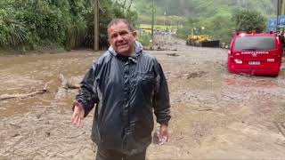 At least six people have died in Baños Ecuador after heavy rains triggered a landslide [upl. by Acissej794]