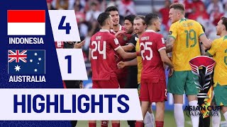 Highlight Indonesia 4 vs 1 Australia AFC Asian Cup [upl. by Gross]