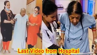 OMG Lata Mangeshkar Last Video From Hospital Leaked [upl. by Beitnes]