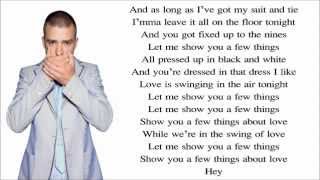 Justin Timberlake ft JayZ  Suit amp Tie Lyrics Video [upl. by Darsie937]