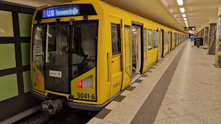 Mitfahrt in der kompletten U8 von Wittenau bis Hermannstraße im H01 50412 [upl. by Niarbo]