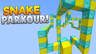 Minecraft 110 SNAKE PARKOUR  16 DIFFERENT SNAKES with PrestonPlayz [upl. by Nabi997]