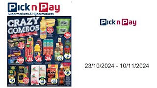 Pick n Pay specials ZA  23102024  10112024 [upl. by Enelehcim]