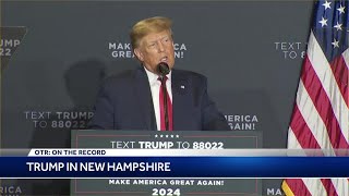 OTR Shaheen reacts to Trumps campaign stop in New Hampshire [upl. by Nahtonoj]