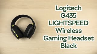 Розпаковка Logitech G435 LIGHTSPEED Wireless Gaming Headset — Black [upl. by Arrek]