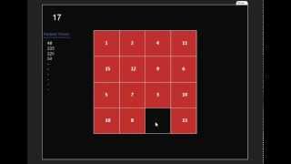 How To Solve a 4x4 Sliding Puzzle Easily and in under a minute [upl. by Harlen]