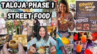 Taloja phase 1 Street food explore  Best Street Food  momo starting from 45  Oho shawarma [upl. by Quintessa365]