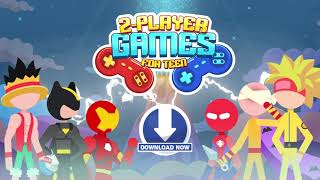 2 Player Trailer 5 Stickman games gaming 2player 2playergame [upl. by Nhguahs288]