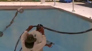 Converting a Concrete pool to Fiberglass by GREEN TURTLE FIBERGLASS [upl. by Corny]