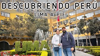 Llegamos a PERÚ Tour en Lima caminando [upl. by Narol]