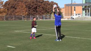 Goalkeeping Drills for the Beginner 07 [upl. by Salaidh]