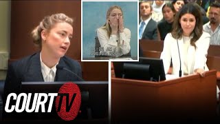 Amber Heard Asked about TMZ amp ExWife in Cross [upl. by Pazice286]