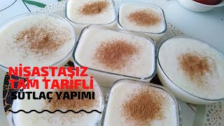 Sütlaç Tarifi  Nişastasız Sütlaç Tarifi  Sütlaç Nasıl Yapılır  Tam Kıvamında  7 Kişilik Tarif [upl. by Eirojram]