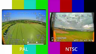 FPV Comparison of NTSC vs PAL [upl. by Airtina]