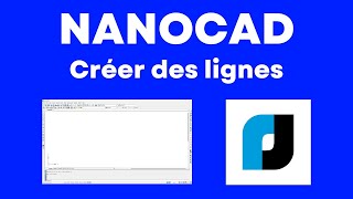 Nanocad créer des lignes [upl. by Akinam]