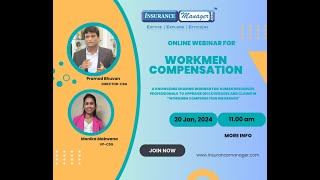 Knowledge Sharing Webinar for HR to appraise on Coverages amp Claims in Workmen Compensation Insurance [upl. by Augusta]