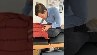 Getting adjusted after a lower back injury 🤯 lets help the body to heal naturally and function [upl. by Fabriane]