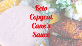 KETO COPYCAT CANES SAUCE  1G NET CARB PER SERVING [upl. by Sulohcin]