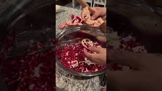 Easiest technique to get Pomegranate seeds out  انار نکالنےکا آسان طریقہ [upl. by Hyatt950]